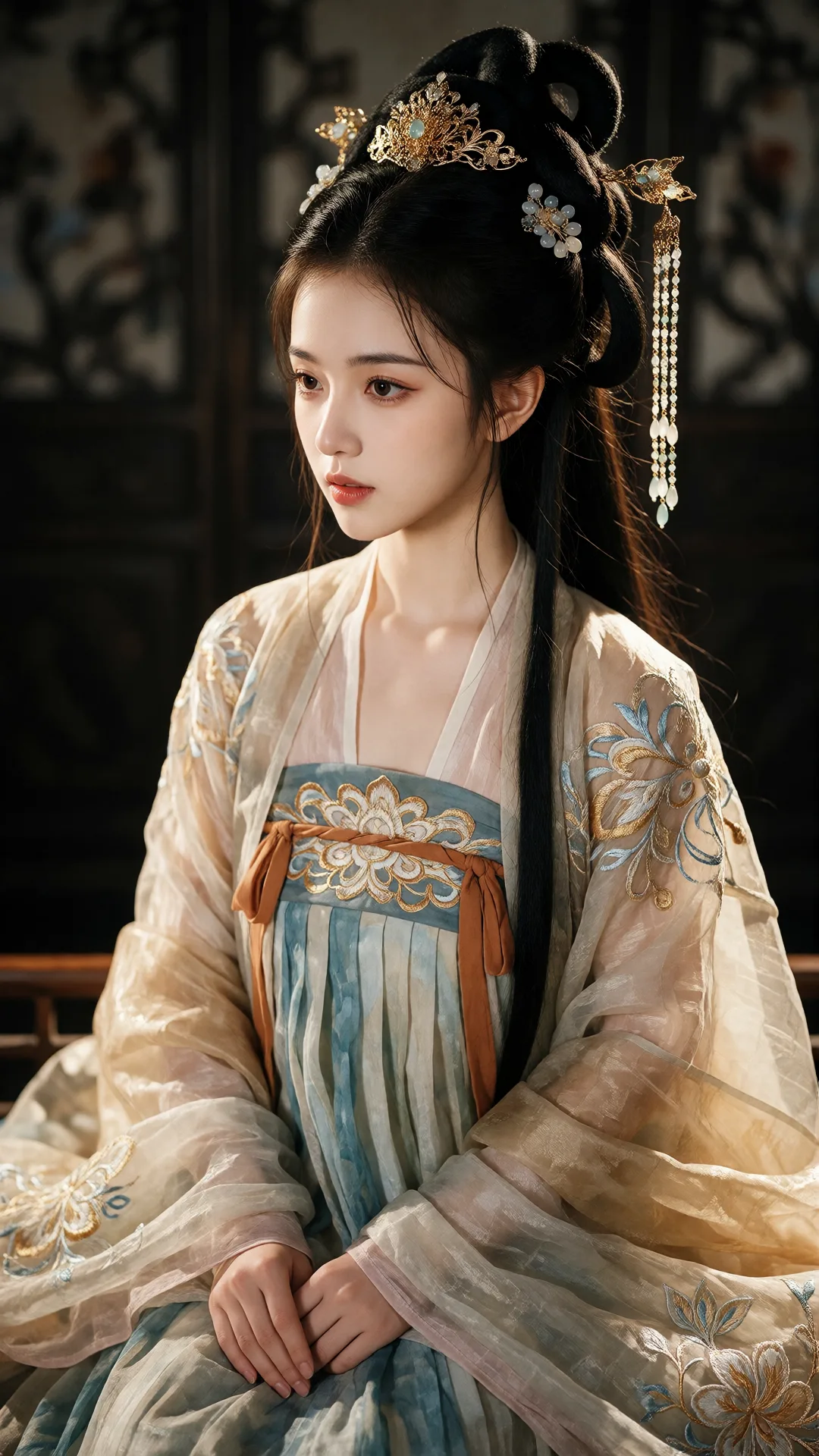 画面风格：古风写实摄影风格，采用高清晰度与高分辨率呈现，色彩温润