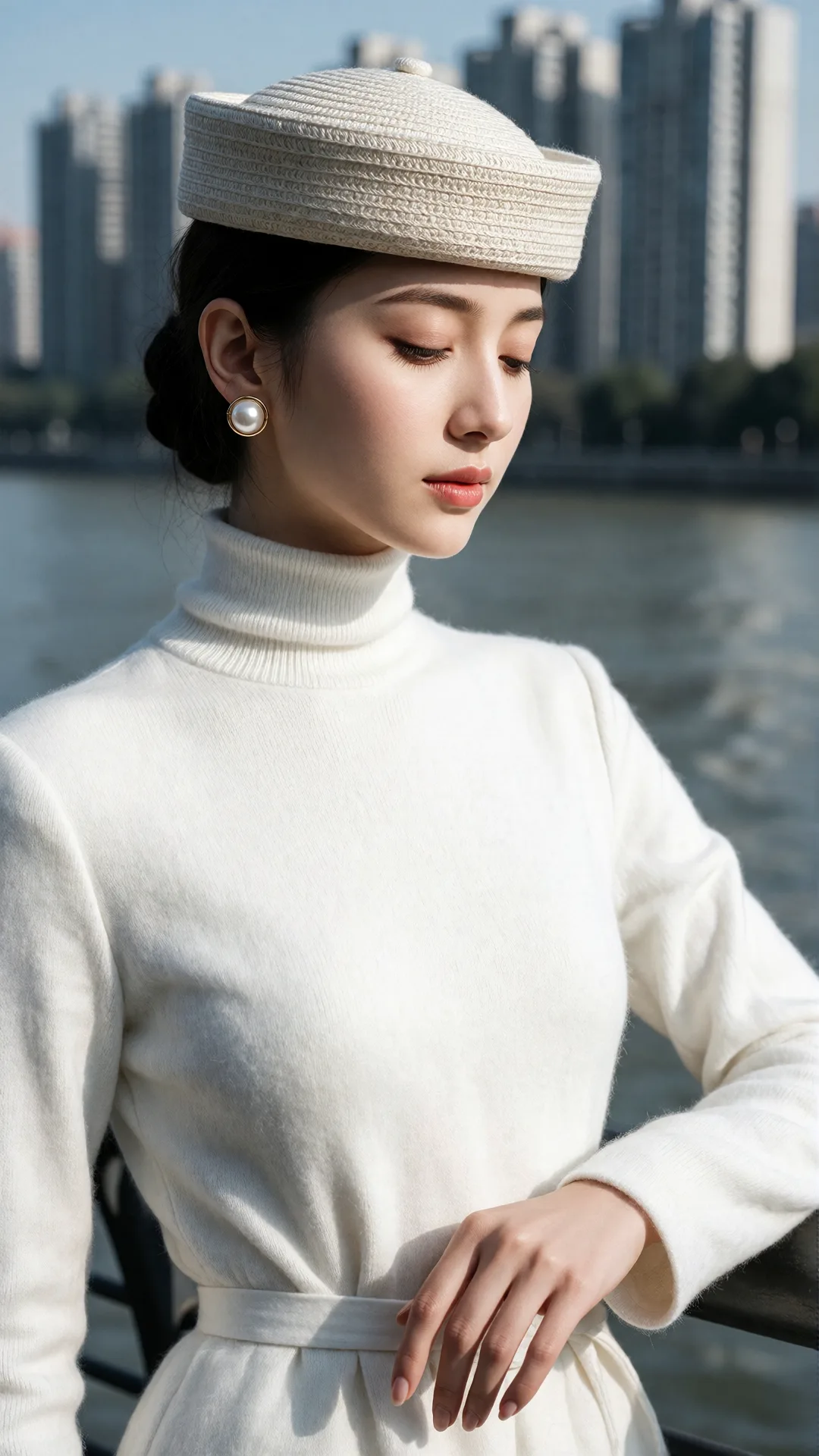 画面风格：自然写实人像摄影风格，采用高清晰度与高分辨率呈现，光影