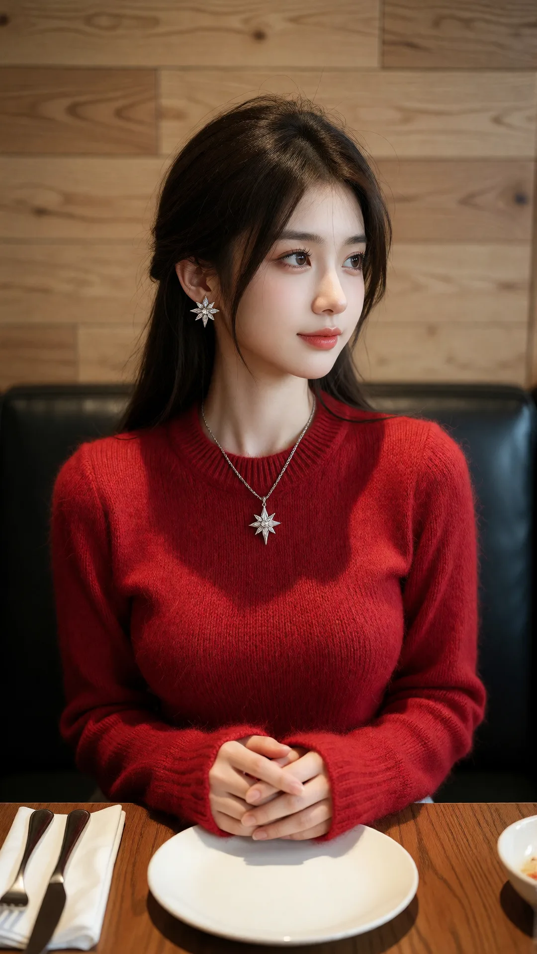 画面风格：高解析度人像摄影，柔和自然光照明，色彩饱和度适中，背景